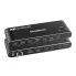 Simplecom KM590 2-Port USB-C Dual 4K HDMI Monitor KVM Switch and Docking Station with Network Sharing
